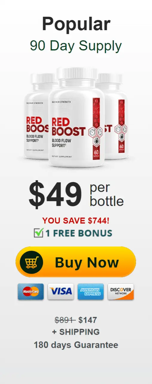 Red Boost 3 bottles